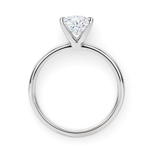 1 1/2 Carat Princess Lab Grown IGI G/VS1 Diamond Solitaire Ring in 10K White Gold