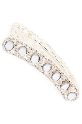 CLEAR STONE HAIR PIN-Teresa&#39;s Fashionista LLC