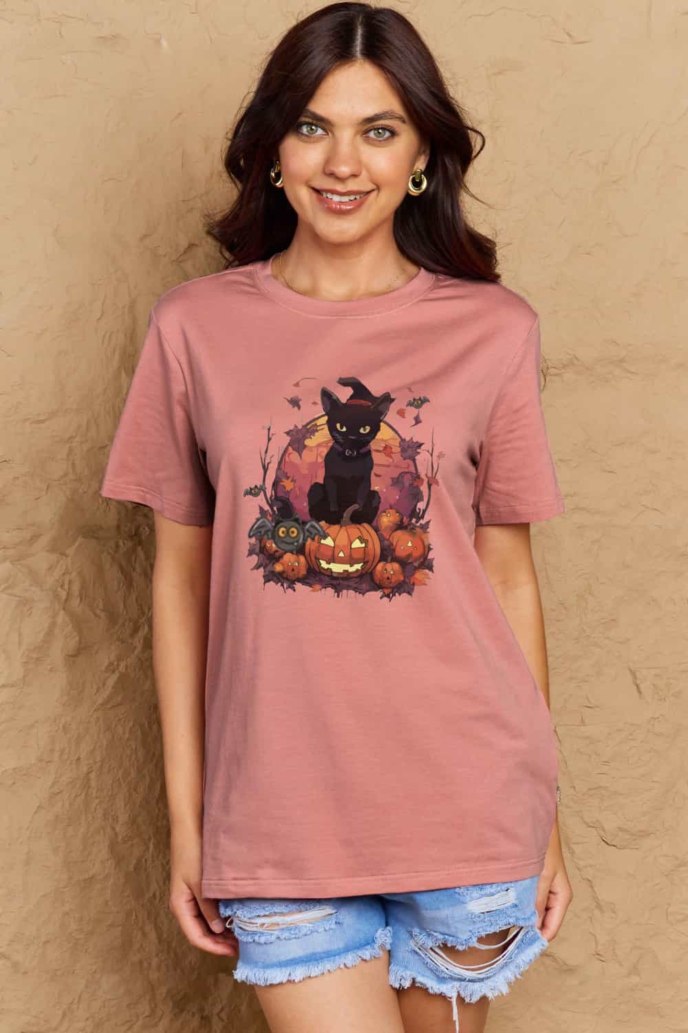 Simply Love Full Size Halloween Theme Graphic T-Shirt - Teresa's Fashionista LLC