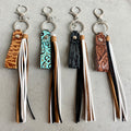 Genuine Leather Tassel Keychain-Teresa's Fashionista LLC
