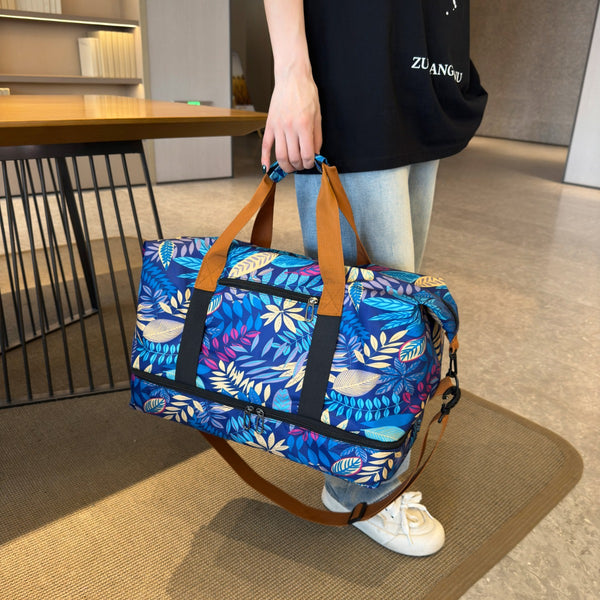 Canvas Printed Travel Bag-Teresa's Fashionista LLC