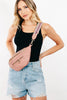Fame PU Leather Crossbody Bag with Removable Strap - Teresa's Fashionista LLC