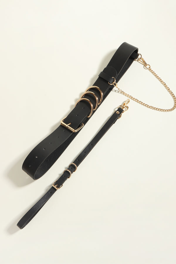 Punk PU Belt-Teresa's Fashionista LLC