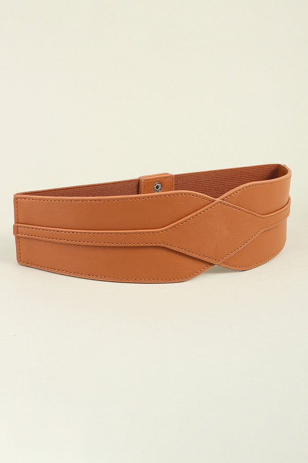 Elastic Wide PU Belt-Teresa's Fashionista LLC
