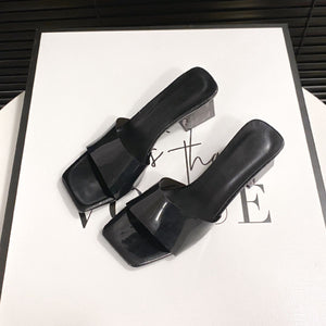 Open Toe Block Heel Sandals-Teresa's Fashionista LLC