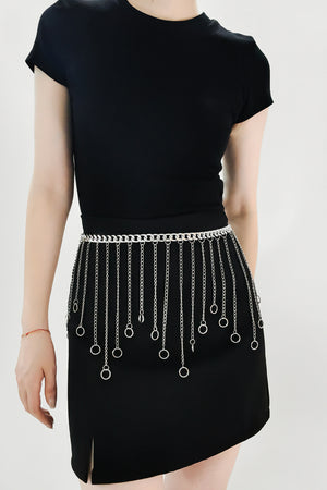 Fringe Chain Alloy Belt-Teresa's Fashionista LLC