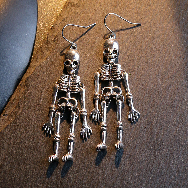 Skeleton Alloy Earrings - Teresa's Fashionista LLC