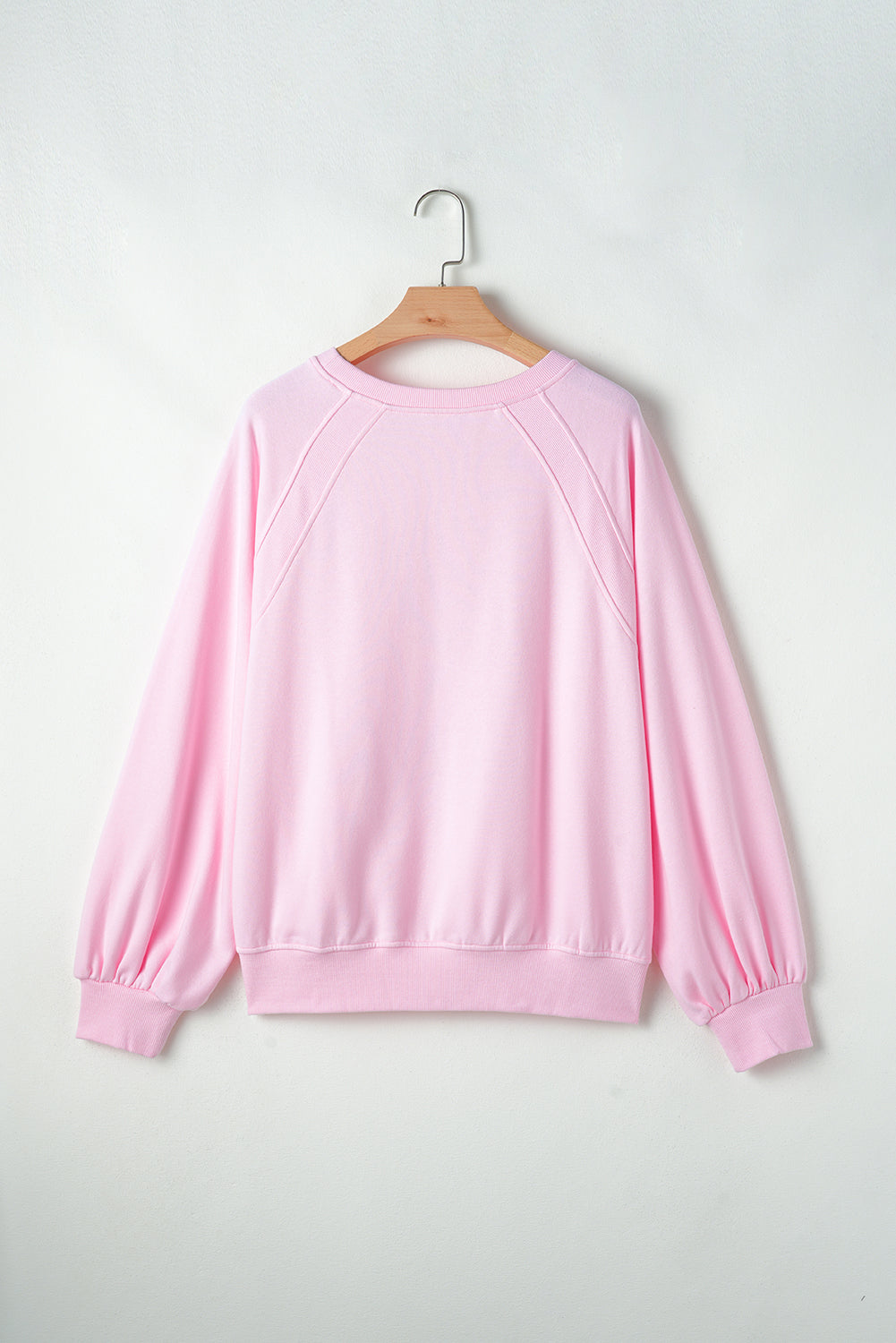 Valentine’s Day HUG AND KISSES Round Neck Sweatshirt - Teresa's Fashionista LLC