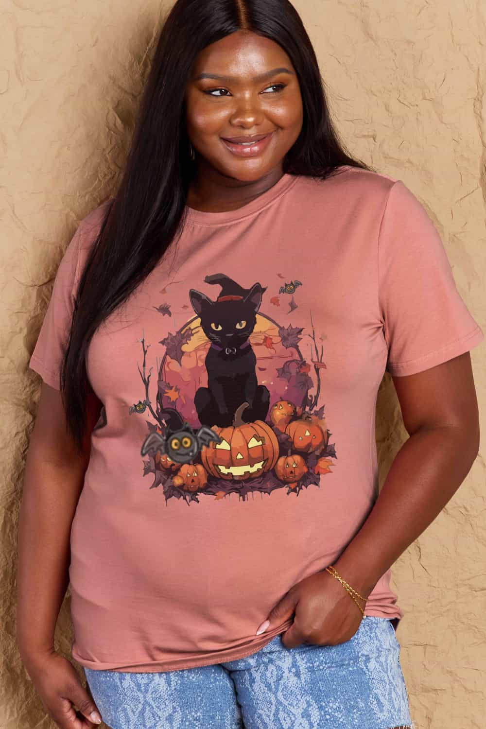 Simply Love Full Size Halloween Theme Graphic T-Shirt - Teresa's Fashionista LLC