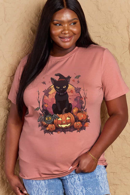 Simply Love Full Size Halloween Theme Graphic T-Shirt - Teresa's Fashionista LLC