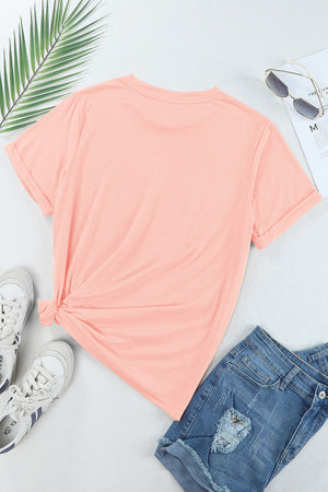 MAMA Round Neck Short Sleeve T-Shirt-Teresa's Fashionista LLC