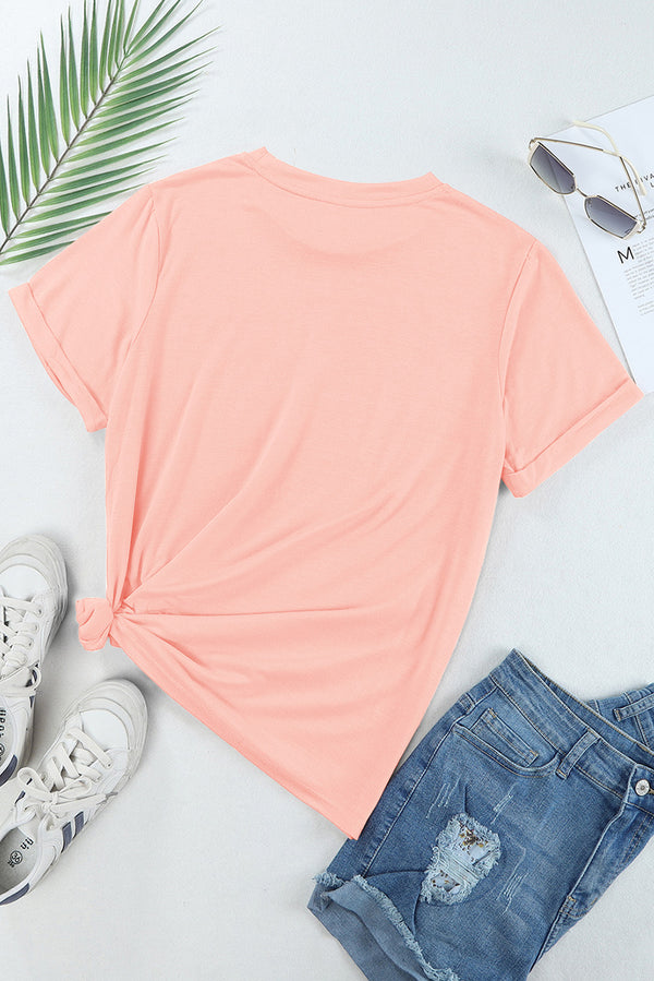 MAMA Round Neck Short Sleeve T-Shirt-Teresa's Fashionista LLC