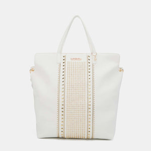 Nicole Lee USA Studded Large Tote Bag-Teresa's Fashionista LLC