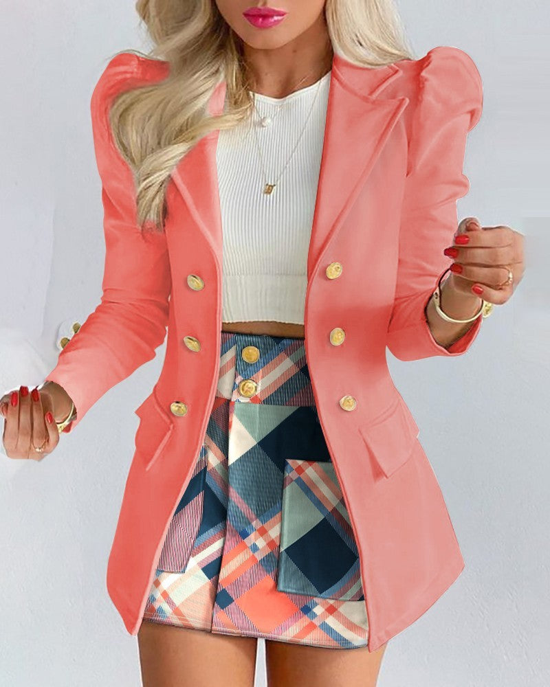 Fashion Solid Color Casual Suits Women's - Teresa's Fashionista LLC