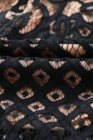 Off-Shoulder Long Sleeve Lace Dress-Teresa's Fashionista LLC