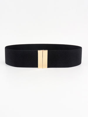 Alloy Buckle Elastic Belt-Teresa's Fashionista LLC