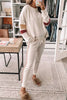 Striped Round Neck Sweatshirt and Drawstring Joggers Set-Teresa's Fashionista LLC