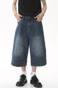Wide Leg Cropped Jeans