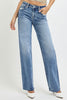 RISEN Full Size High Rise Straight Leg Jeans with Pockets - Teresa's Fashionista LLC