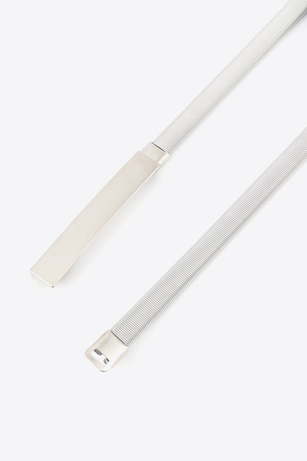 Elastic Iron Skinny Belt-Teresa's Fashionista LLC