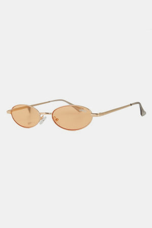 Nicole Lee USA Metal Frame Finley Oval Sunglasses-Teresa's Fashionista LLC