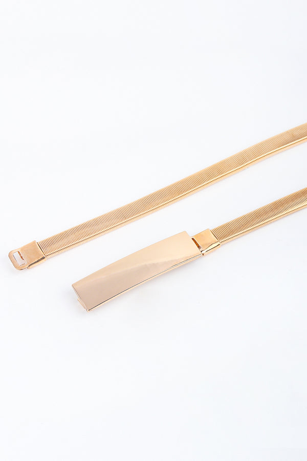 Elastic Iron Skinny Belt-Teresa's Fashionista LLC