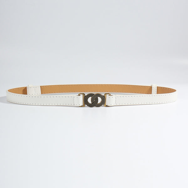 Alloy Buckle PU Belt-Teresa's Fashionista LLC