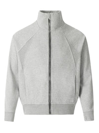 Men's Zip Up Stand Collar Jacket