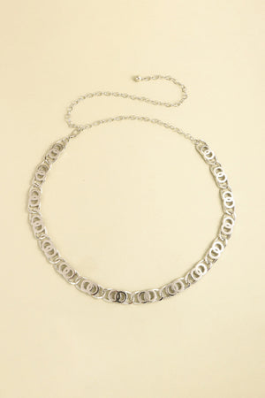 Alloy Lobster Clasp Belt-Teresa's Fashionista LLC
