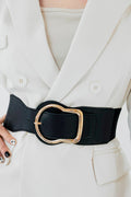 Zinc Alloy PU Leather Belt-Teresa's Fashionista LLC