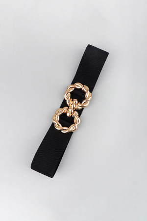 Zinc Alloy Buckle Elastic Belt-Teresa's Fashionista LLC