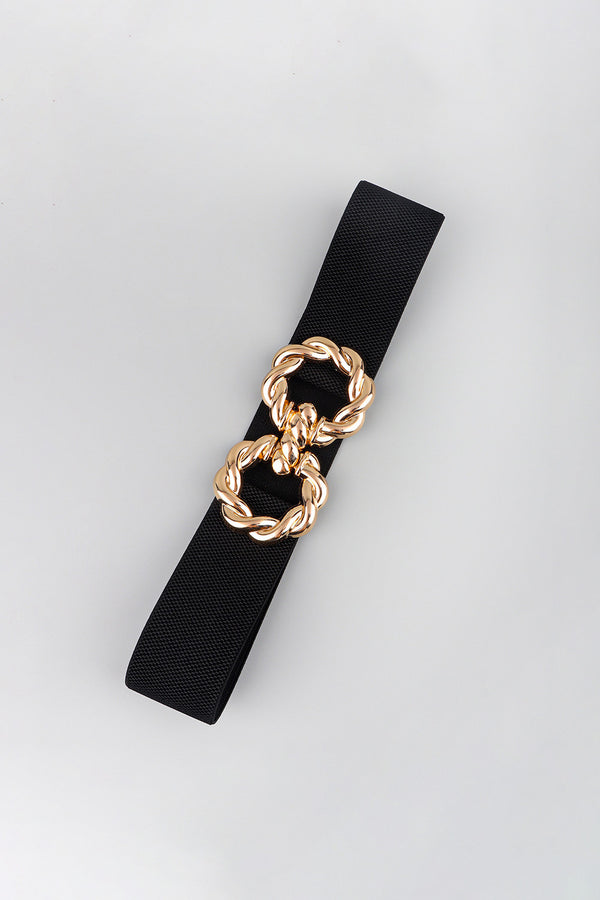Zinc Alloy Buckle Elastic Belt-Teresa's Fashionista LLC