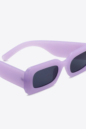 Polycarbonate Frame Rectangle Sunglasses-Teresa's Fashionista LLC