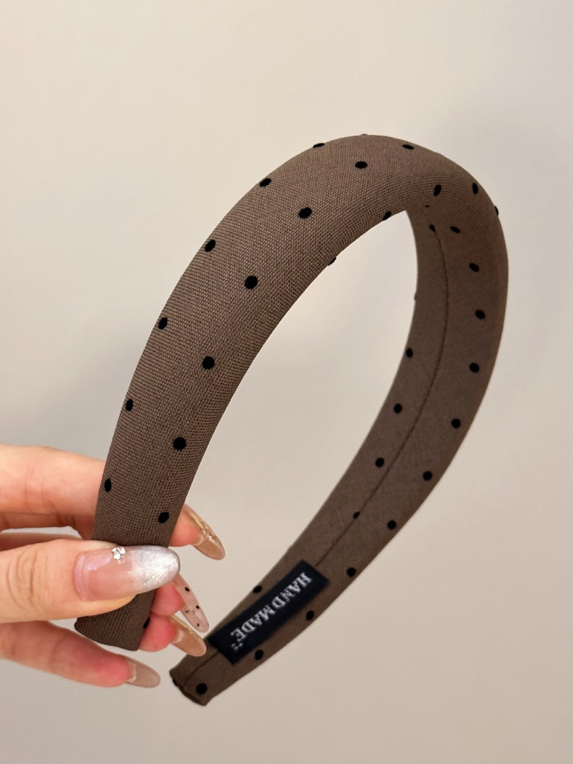 Polka Dot Polyester Wide Headband - Teresa's Fashionista LLC