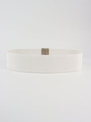 Alloy Buckle Elastic Belt-Teresa's Fashionista LLC
