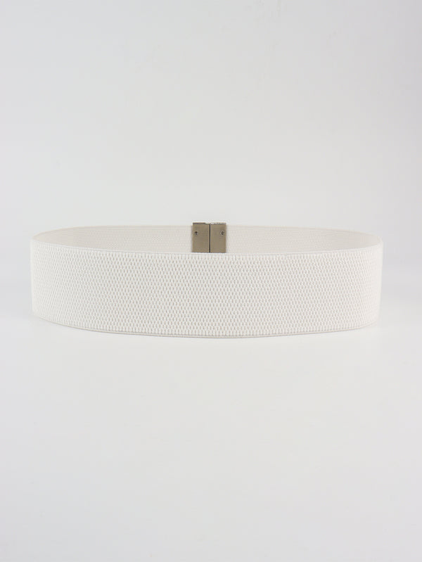 Alloy Buckle Elastic Belt-Teresa's Fashionista LLC