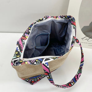 Geometric Medium Tote Bag-Teresa's Fashionista LLC