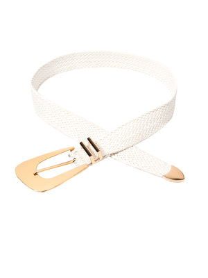 Irregular Buckle Braid Belt-Teresa's Fashionista LLC