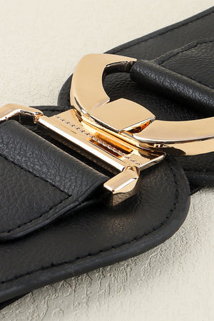 Alloy Buckle Elastic Belt-Teresa's Fashionista LLC