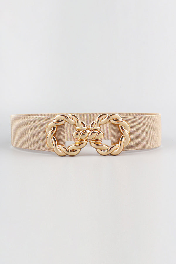 Zinc Alloy Buckle Elastic Belt-Teresa's Fashionista LLC