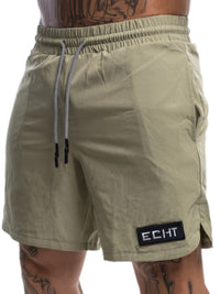 Men's Plus Size Drawstring Shorts with Pockets