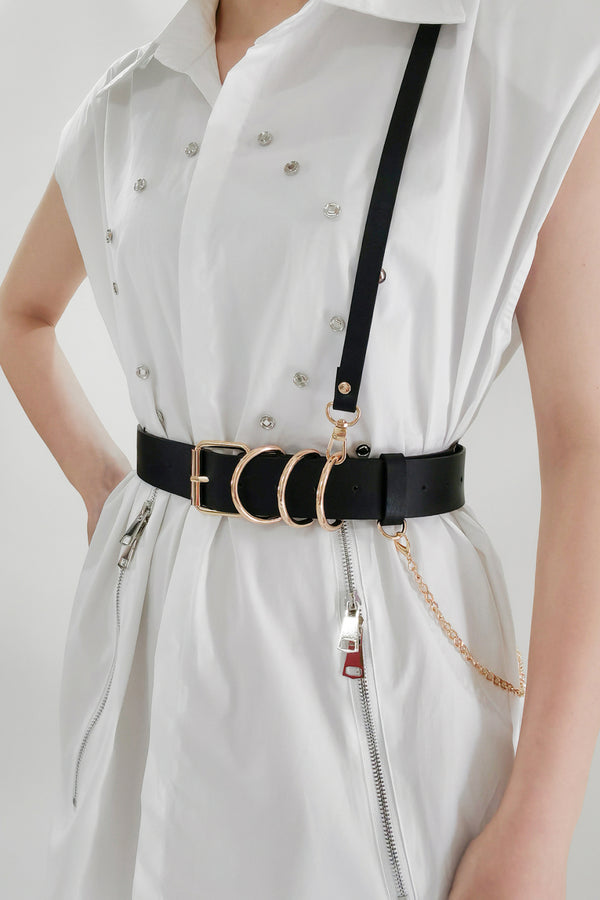 Punk PU Belt-Teresa's Fashionista LLC