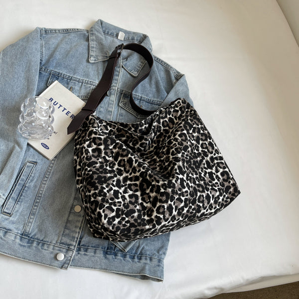 Leopard Adjustable Strap Tote Bag-Teresa's Fashionista LLC