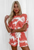 Tie-Dye Round Neck Top and Shorts Set-Teresa's Fashionista LLC