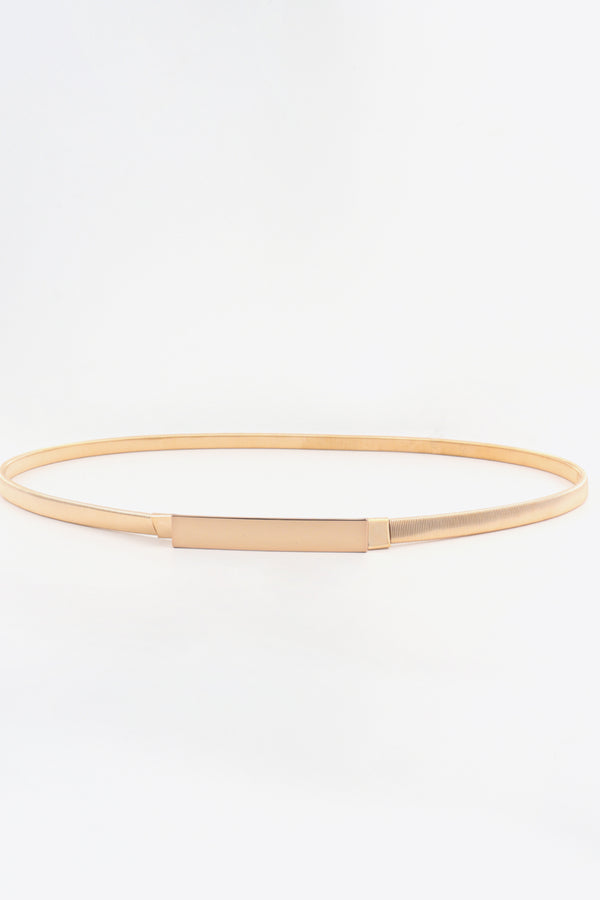Elastic Iron Skinny Belt-Teresa's Fashionista LLC