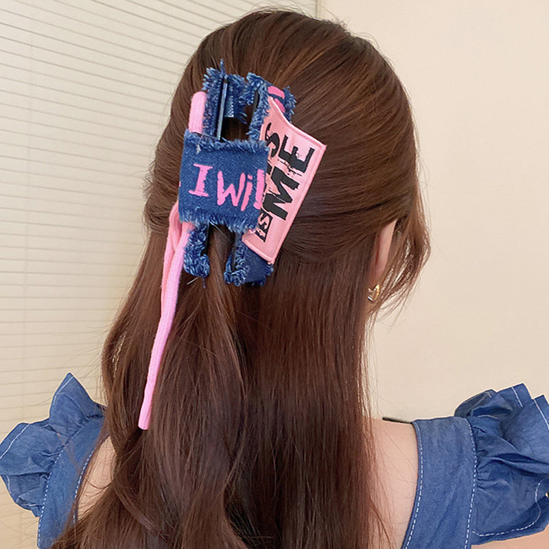 Acrylic Braided Rope Hair Claw Clip - Teresa's Fashionista LLC