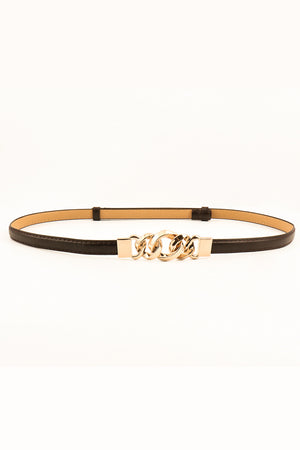 PU Skinny Belt-Teresa's Fashionista LLC