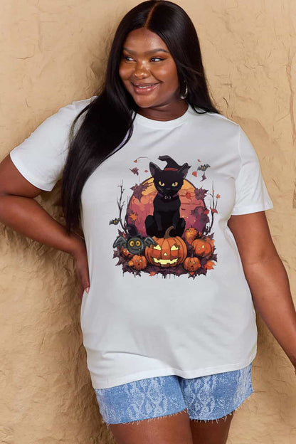 Simply Love Full Size Halloween Theme Graphic T-Shirt - Teresa's Fashionista LLC