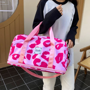 Oxford Cloth Printed Travel Bag-Teresa's Fashionista LLC