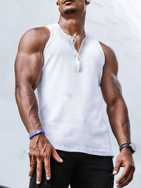 Men's Plus Size Ribbed Tank
